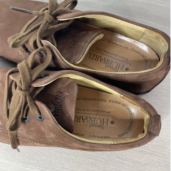 Samuel Hubbard Men's Hubbard Free Oxford Nubuck Brown 7.5 - Picture 6 of 9